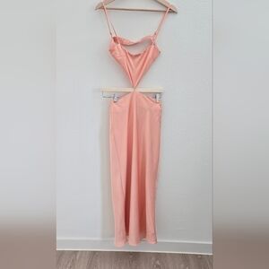 Olia‎ Pink Satin Dress size Small